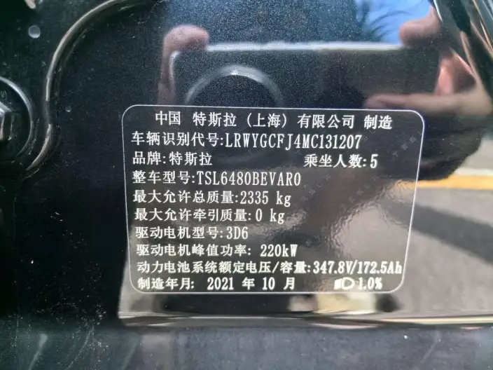 Model Y 2021 Model Standard Battery Life Rear-wheel drive version – фото 9