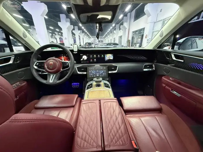 HONGQI E-HS9 2022 Model 690km Flag Xiang Edition VI seat – фото 7