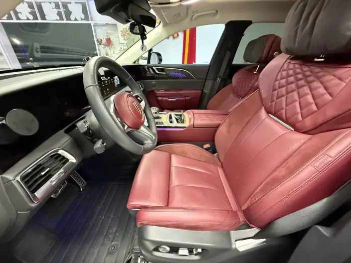HONGQI E-HS9 2022 Model 690km Flag Xiang Edition VI seat – фото 8