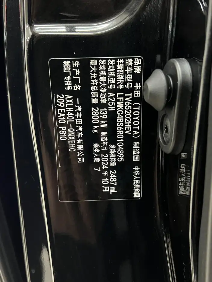Granvia 2024 Model Intelligent Hybrid 2.5L 2WD Comfort Edition – фото 8