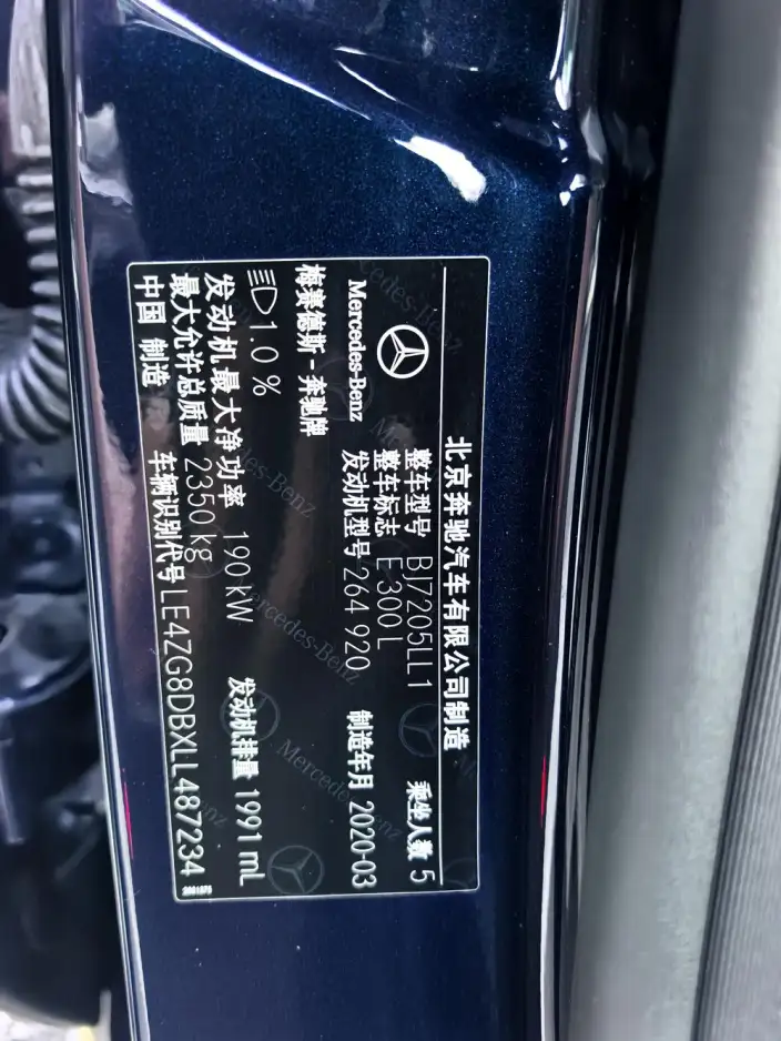 Mercedes-Benz E-Class 2020 Model Facelift E 300 L Fashion Model – фото 7