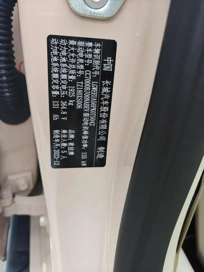 ORA Good Cat 2023 Model 401km Standard Battery Life Noble Model Lithium Iron Phosphate – фото 6