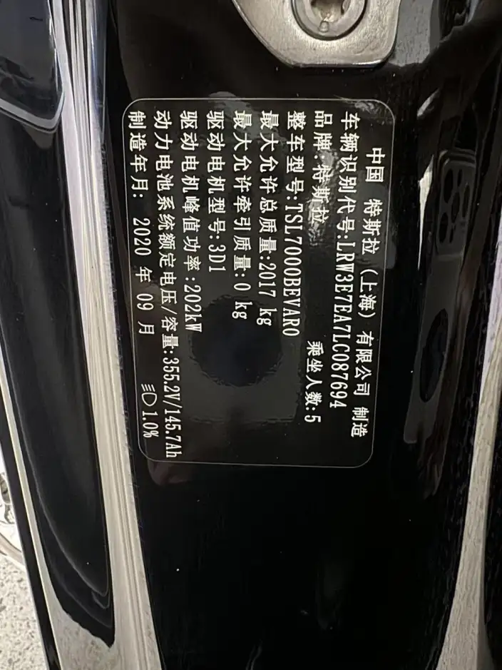 Model 3 2020 Model Standard Battery Life Rear Drive L Class Edition – фото 8