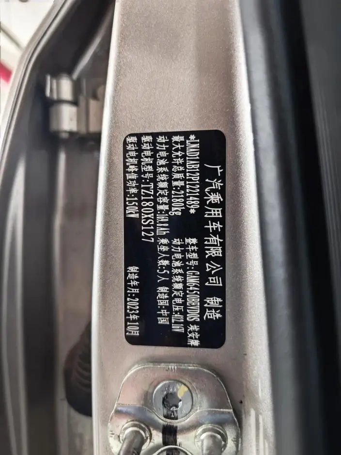 AION Y 2023 Model Plus 610 Lexiang Edition Ternary lithium – фото 8