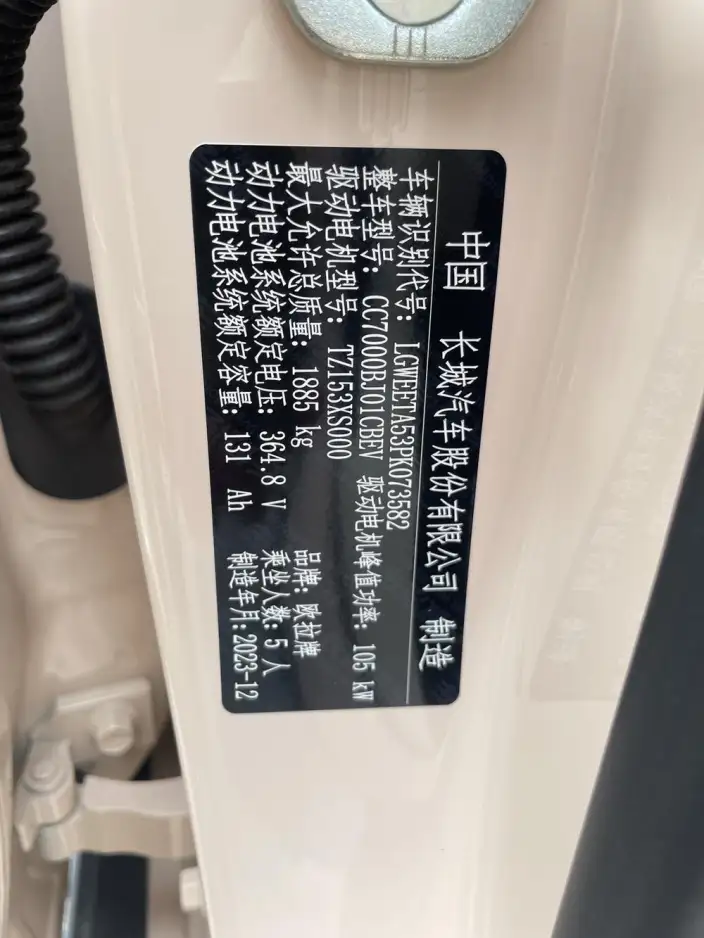 ORA Good Cat 2023 Model 401km Standard Battery Life Luxury Model Lithium Iron Phosphate – фото 8