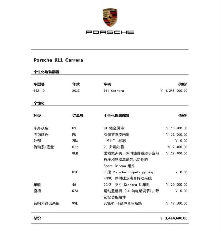 PORSCHE 911 2023 Model Carrera 3.0T – фото 7