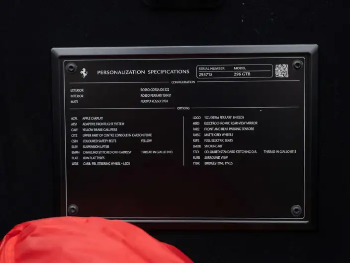 Ferrari 296 2021 Model 3.0T V6 GTB – фото 10