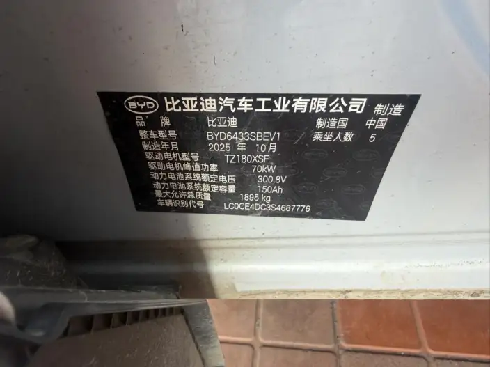 Yuan UP 2025 Model Smart Driving Edition 401KM Vitality Edition – фото 7