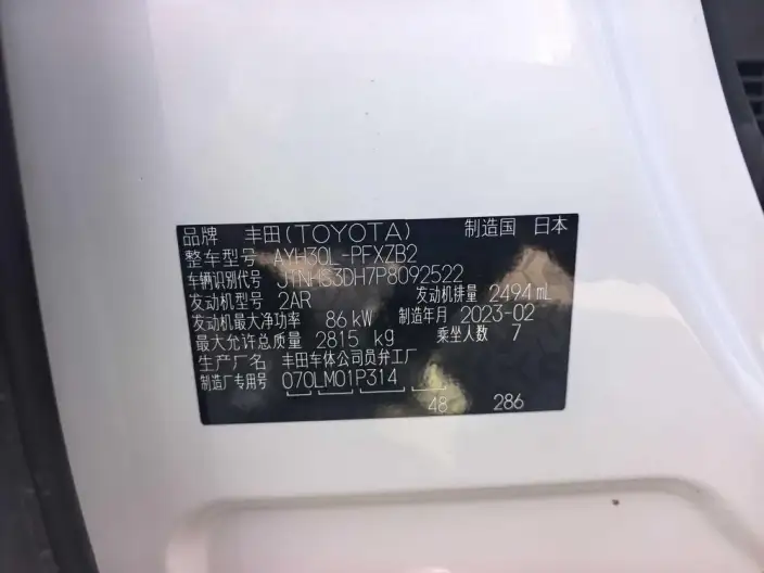 Elfa 2022 Model Hybrid 2.5L Zhen Xiang · Gold Edition – фото 9