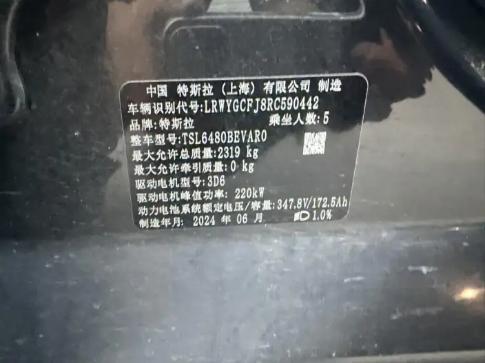 Model Y 2024 Model Rear-wheel drive version – фото 9