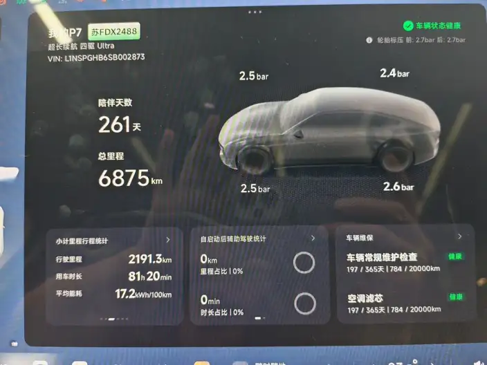 XPeng P7 2025 Model 750 4WD High performance Ultra – фото 6