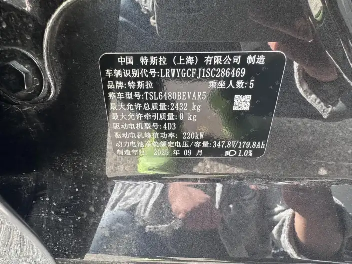 Model Y 2025 Model Rear-wheel drive version – фото 8