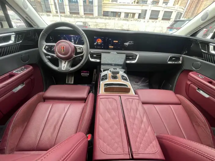HONGQI E-HS9 2022 Model 690km Flag Xiang Edition VI seat – фото 9