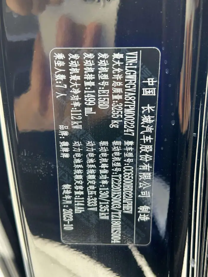 Wey Gaoshan P HEV 2023 Model 4WD Ultimate Edition – фото 10