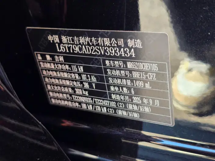 Geely M9 2025 Model 210km 4WD Pilot Edition – фото 8
