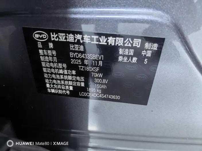 Yuan UP 2025 Model Smart Driving Edition 401KM Vitality Edition – фото 7