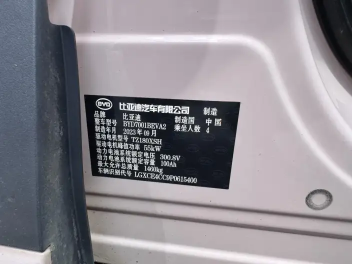 BYD Seagull 2023 Model Vitality Edition – фото 8