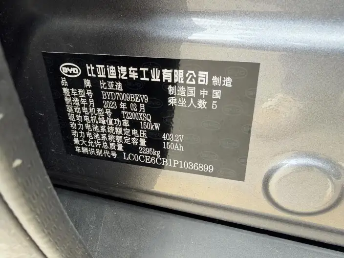 BYD Han EV 2023 Model Champion Edition 506KM Noble Model – фото 9