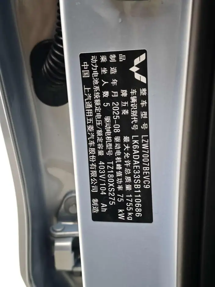 Wuling BingoS 2025 Model 430km Flagship Model – фото 9