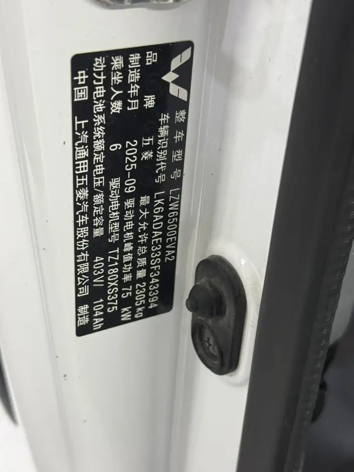 Wuling Yangguang 2024 Model 300km Comfort Model Passenger car Edition 75kW – фото 7