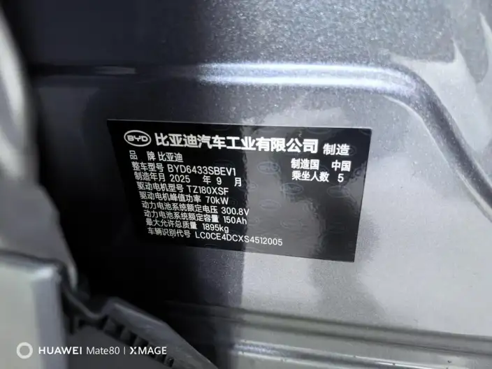 Yuan UP 2025 Model Smart Driving Edition 401KM Vitality Edition – фото 7