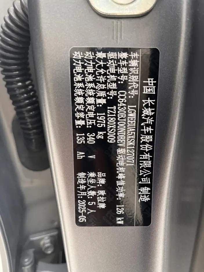 ORA Good Cat 2025 Model 430km Zunrong Model – фото 6