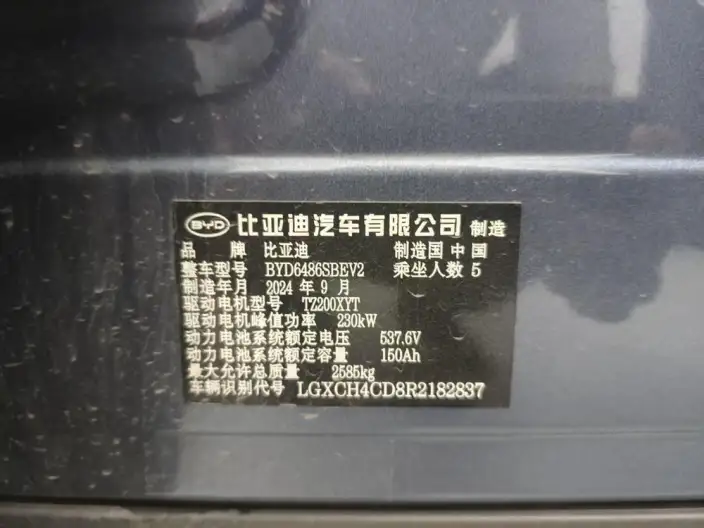 Sealion 07 EV 2024 Model 610 Long Battery Life Pro Edition – фото 8