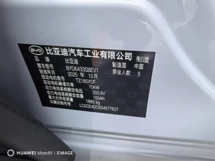 Yuan UP 2025 Model Smart Driving Edition 401KM Vitality Edition – фото 7