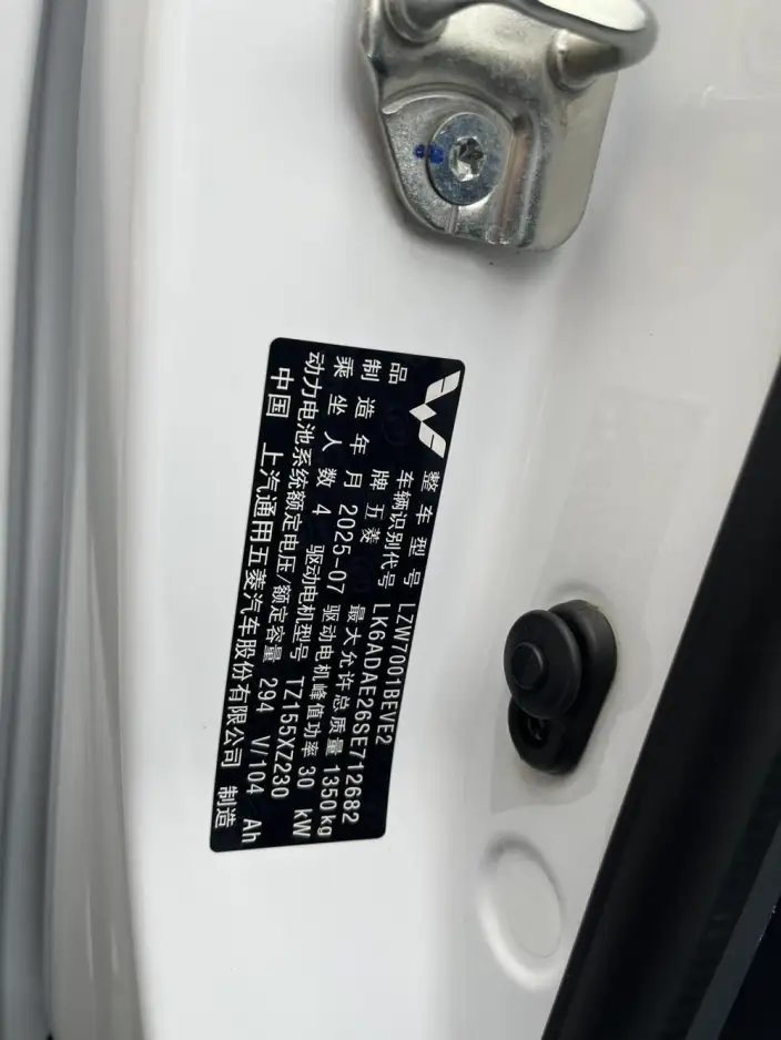 WULING Sunshine EV 2025 Model Enterprising Model – фото 10