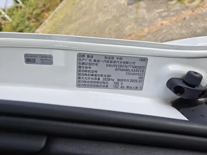 AUDI Q6L e-tron 2026 Model First Edition Pilot Edition – фото 8