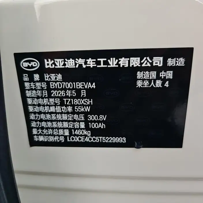 BYD Seagull 2026 Model Free Edition – фото 7