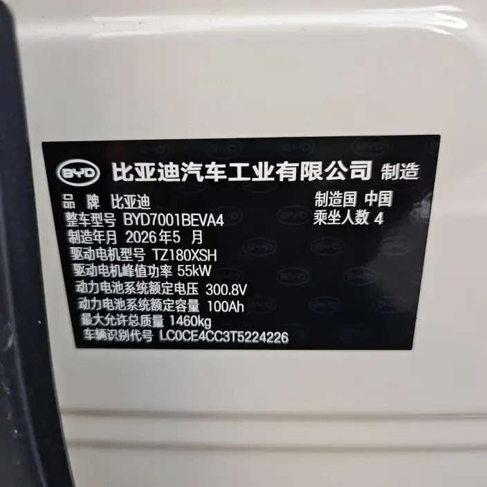 BYD Seagull 2026 Model Free Edition – фото 8
